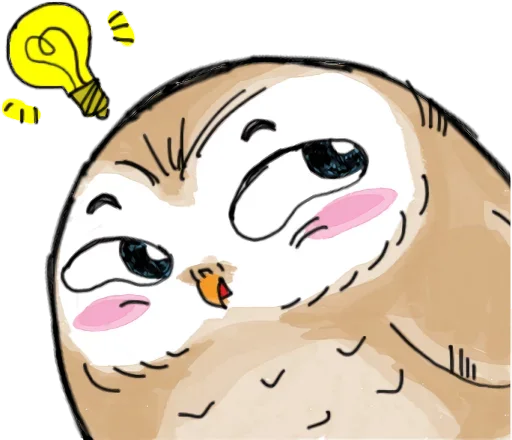 😥 Стикер «Owlet» для Telegram