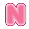 👅 Эмодзи «Little Pink Letters» для Telegram