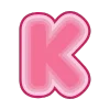 👅 Эмодзи «Little Pink Letters» для Telegram