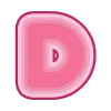 👅 Эмодзи «Little Pink Letters» для Telegram