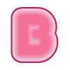👅 Эмодзи «Little Pink Letters» для Telegram