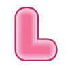 👅 Эмодзи «Little Pink Letters» для Telegram