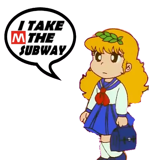 🚇 Стикер «POLLON-LITTLE POLLON-KOROKORO PORON» для Telegram