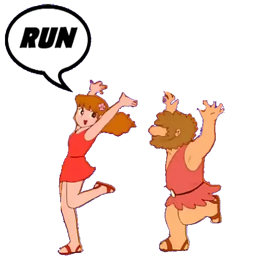 🏃 Стикер «POLLON-LITTLE POLLON-KOROKORO PORON» для Telegram