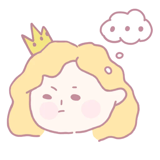 🤔 Стикер «Little Princess» для Telegram