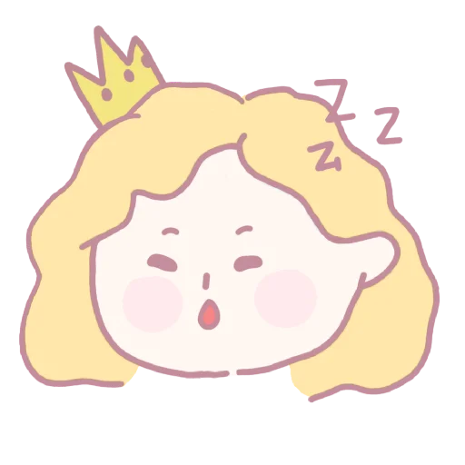 😴 Стикер «Little Princess» для Telegram