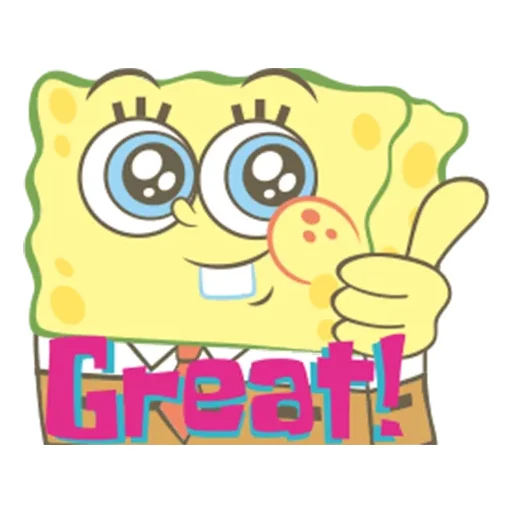 Стикерпак SpongeBob SquarePants для Telegram