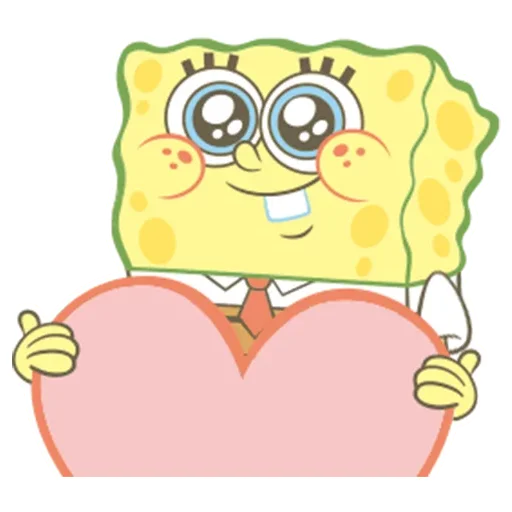 ❤️ Стикер «SpongeBob SquarePants» для Telegram