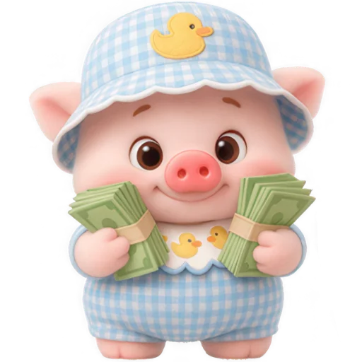 💸 Стикер «Маленький поросенок» для Telegram