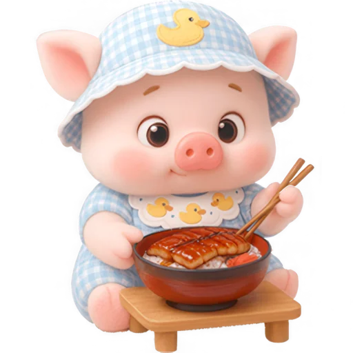 🍝 Стикер «Маленький поросенок» для Telegram