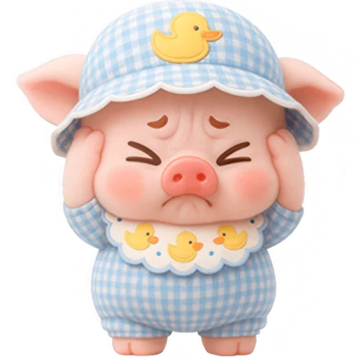 😣 Стикер «Маленький поросенок» для Telegram