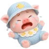 😭 Эмодзи «Маленький поросенок» для Telegram