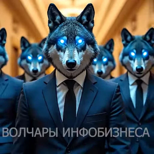 🐺 Стикер «Живые картинки» для Telegram
