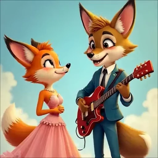 🎸 Стикер «Живые картинки» для Telegram