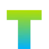 🙂 Эмодзи «Зелёно-голубые буквы» для Telegram