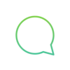 🗯️ Эмодзи «Зелёно-голубые буквы» для Telegram