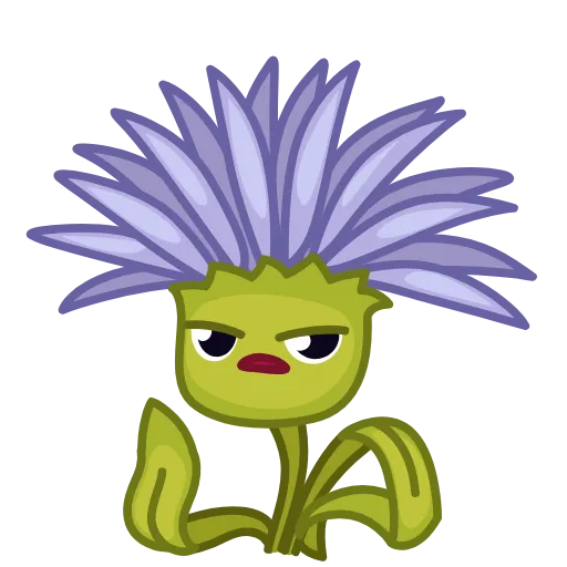 😠 Стикер «Live Flowers» для Telegram