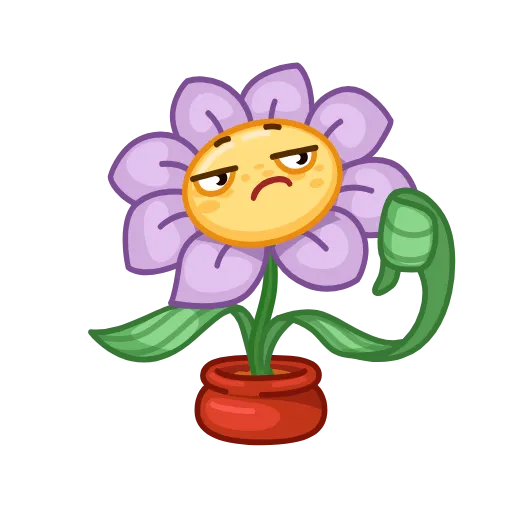 👎 Стикер «Live Flowers» для Telegram