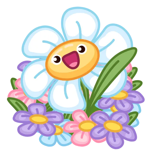 👋 Стикер «Live Flowers» для Telegram