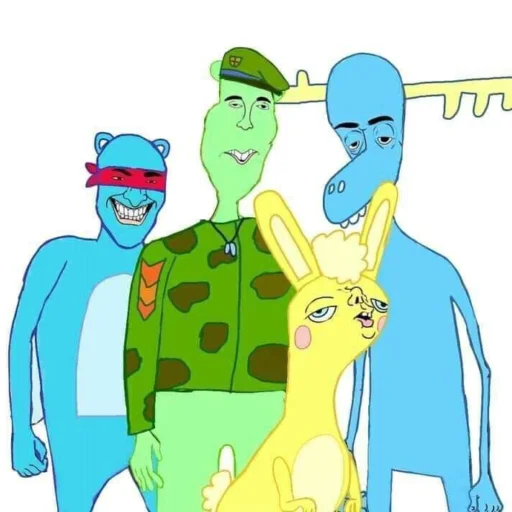 👨‍👨‍👦‍👦 Стикер «Живём счастливо )» для Telegram