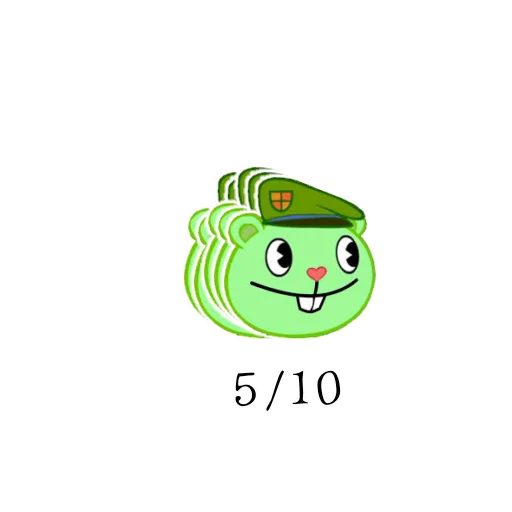 5⃣ Стикер «Живём счастливо )» для Telegram