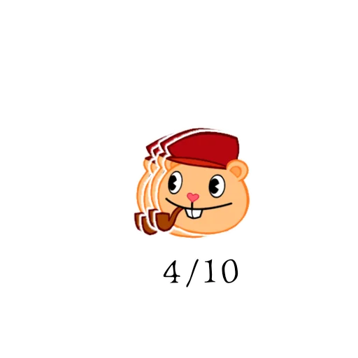 4⃣ Стикер «Живём счастливо )» для Telegram