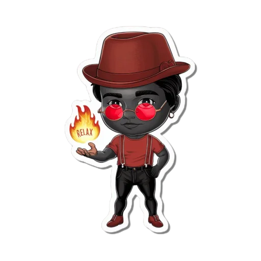 😌 Стикер «livekey» для Telegram