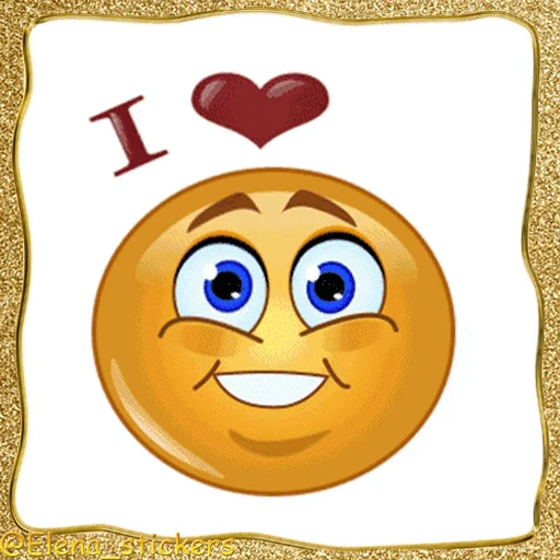 😍 Стикер «Живые эмоции» для Telegram