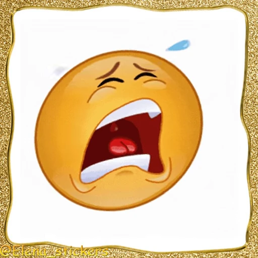 😭 Стикер «Живые эмоции» для Telegram