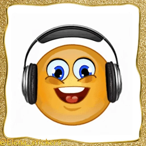 🎧 Стикер «Живые эмоции» для Telegram