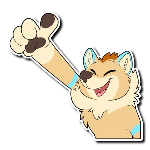 😙 Стикер «Living full life» для Telegram