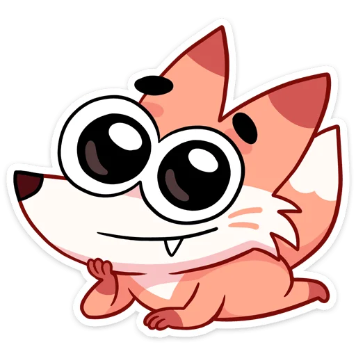 Стикерпак Ливси — хитрый рыжий лис. для Telegram
