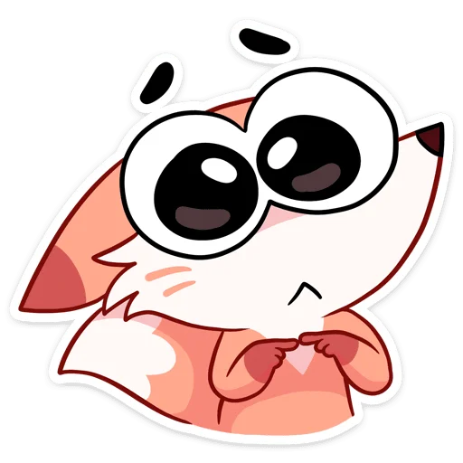 🥺 Стикер «Ливси — хитрый рыжий лис.» для Telegram