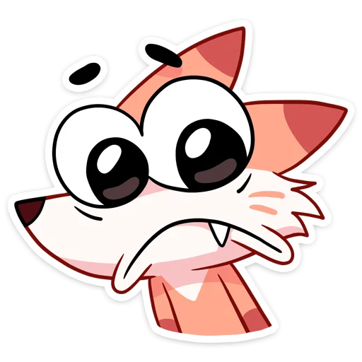 😳 Стикер «Ливси — хитрый рыжий лис.» для Telegram