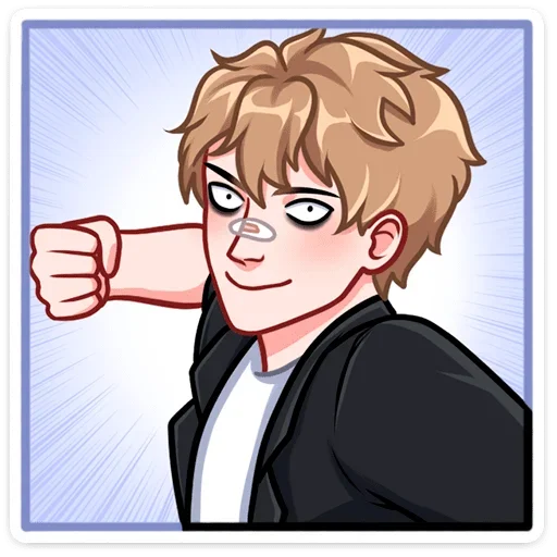 👊 Стикер «Лиза и Матвей» для Telegram