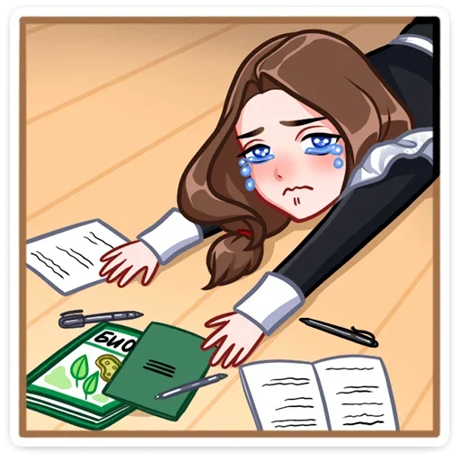 😭 Стикер «Лиза и Матвей» для Telegram