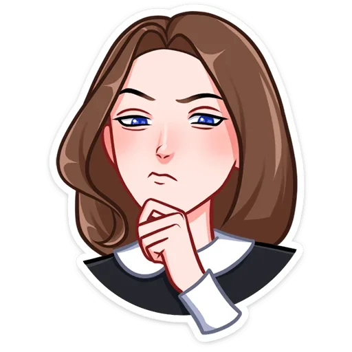 🤔 Стикер «Лиза и Матвей» для Telegram