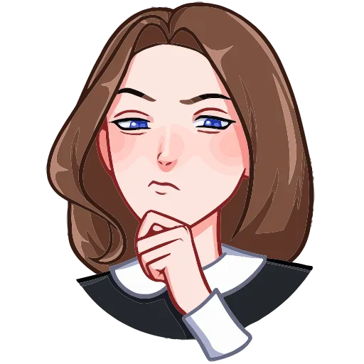 🤔 Эмодзи «Лиза и Матвей» для Telegram