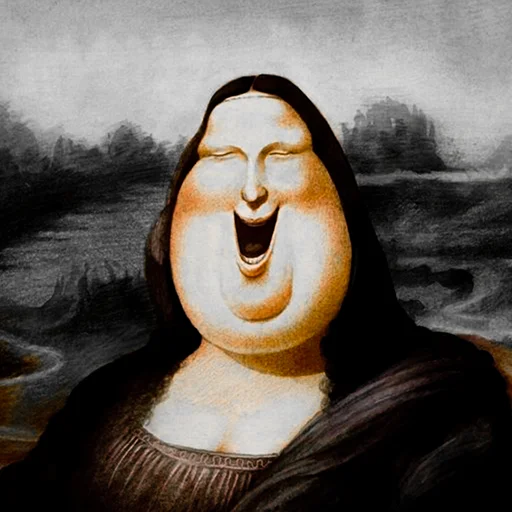 🤣 Стикер «LIZA Mona» для Telegram