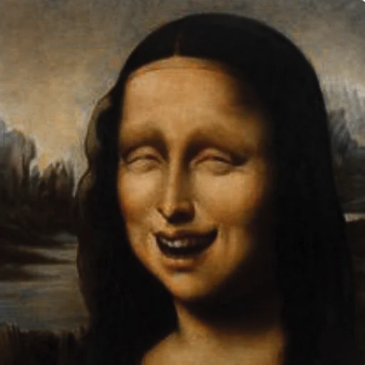 😂 Стикер «LIZA Mona» для Telegram