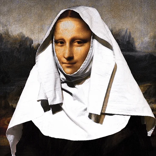 😇 Стикер «LIZA Mona» для Telegram