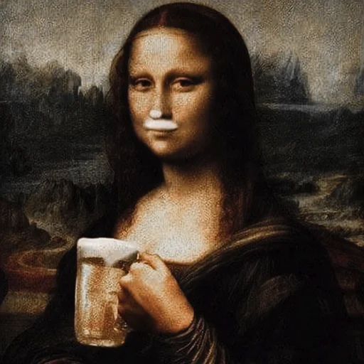 🍺 Стикер «LIZA Mona» для Telegram