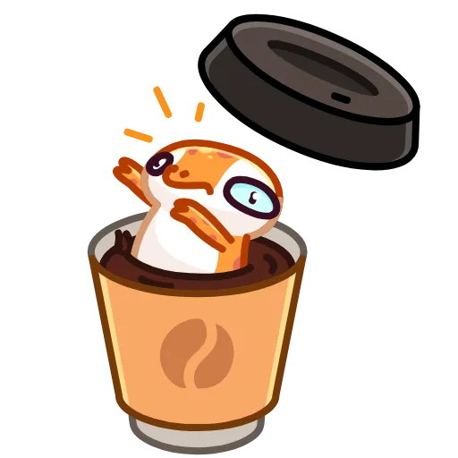☕️ Стикер «Oscar» для Telegram