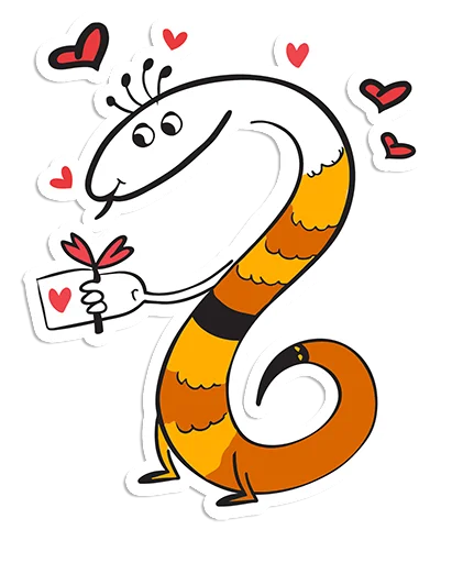 🥰 Стикер «Хладнокровушки» для Telegram