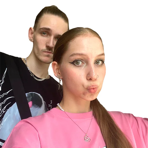 🤟 Стикер «Лизка и Глебикс» для Telegram