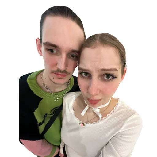 🥴 Стикер «Лизка и Глебикс» для Telegram
