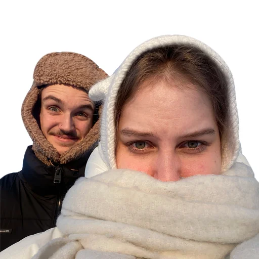 🥶 Стикер «Лизка и Глебикс» для Telegram