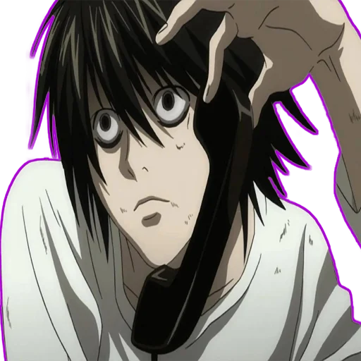 🧠 Стикер «Death Note Тетрадь смерти» для Telegram
