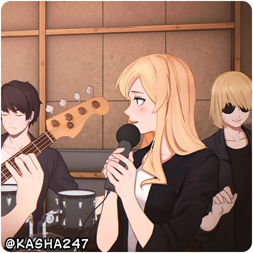🎤 Стикер «Love Money Rocknroll» для Telegram