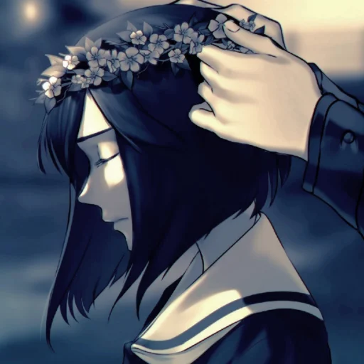 😔 Стикер «Love, Money, Rock&;n&;Roll - Kagome • ©KRIL&;YUB Official YT» для Telegram